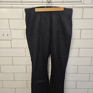 Buffalo David Bitton Black Women's Drawstring Lightweight Casual Pants